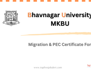 Bhavnagar University MKBU Migration & PEC Application Form