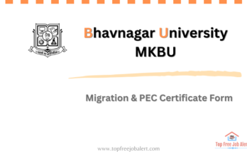 Bhavnagar University MKBU Migration & PEC Application Form
