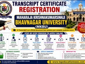 Transcript registration guide at MKBU